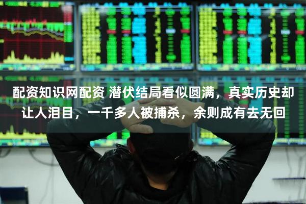 配资知识网配资 潜伏结局看似圆满，真实历史却让人泪目，一千多人被捕杀，余则成有去无回
